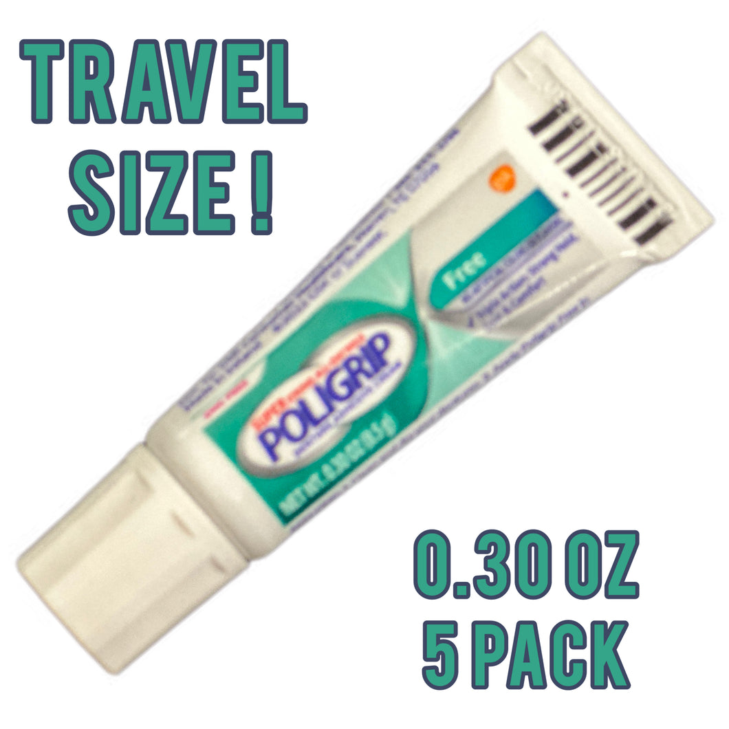 Poligrip Travel Size Denture Adhesive Cream