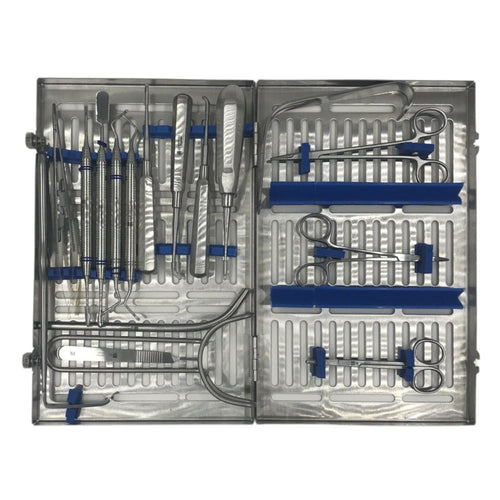 17 PCS MEDENTRA ADVANCED ORAL DENTAL SURGERY SURGICAL INSTRUMENTS SET