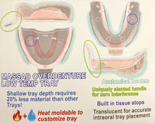 Load image into Gallery viewer, Massad Overdenture Low Temp Tray