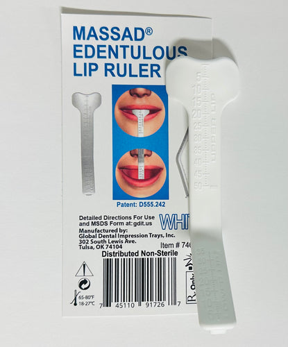 Massad Edentulous Lip Ruler