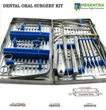Load image into Gallery viewer, 17 PCS MEDENTRA ADVANCED ORAL DENTAL SURGERY SURGICAL INSTRUMENTS SET